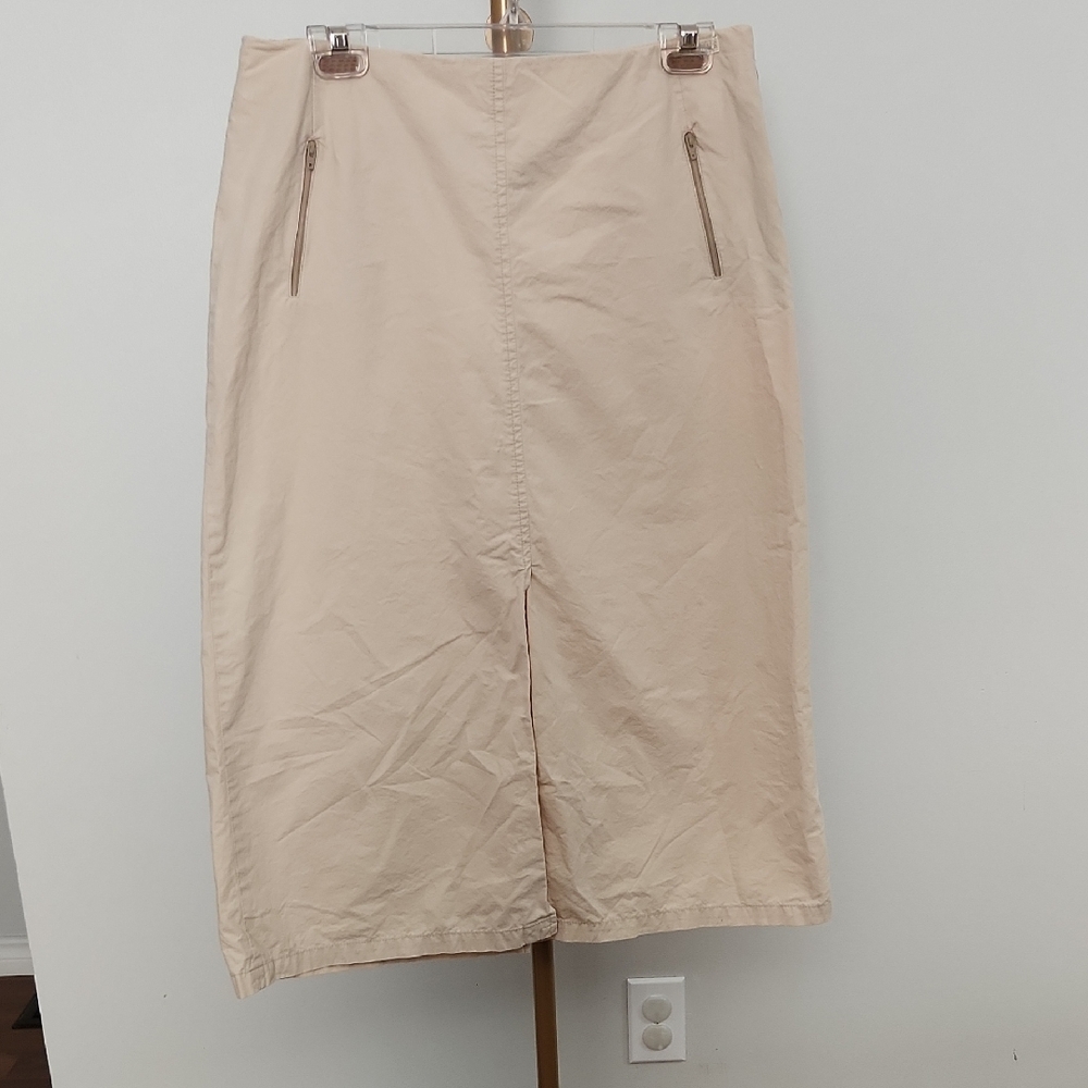 Vintage Elegant Beige Women's Skirt